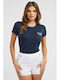 Guess W3GI37K46D1 Women's T-shirt Navy Blue