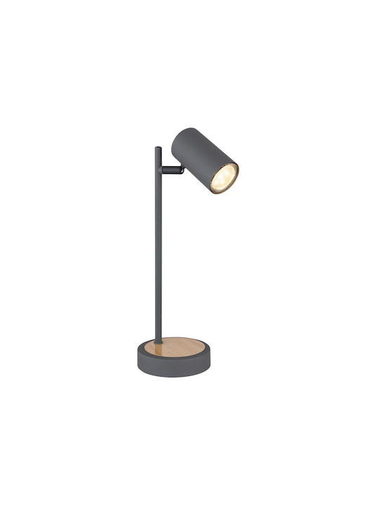 Globo Lighting Robby Tabletop Decorative Lamp with Socket for Bulb GU10 Gray