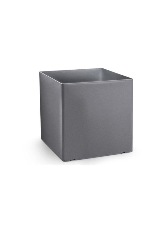 Plastona Mat Flower Pot 36x36cm Urban Grey 10.07.0812