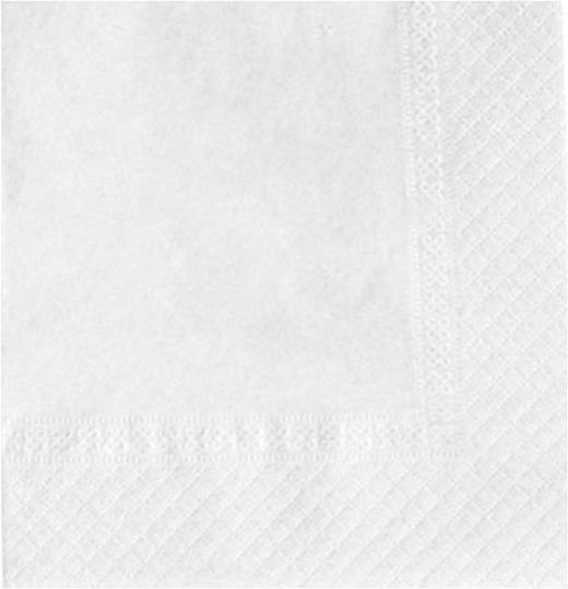 Finezza Serviette Luxus 1F Weiße 24x24cm 4000 cm Stück