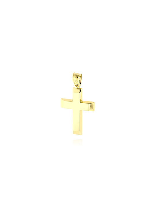 Skaras Jewels Men's Gold Cross 14K