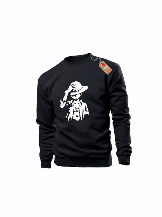 Pegasus Monkey D.Luffy Sweatshirt One Piece Black