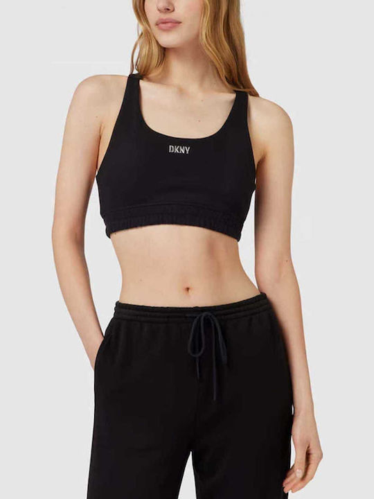 DKNY Γυναικείο Αθλητικό Μπουστάκι Μαύρο