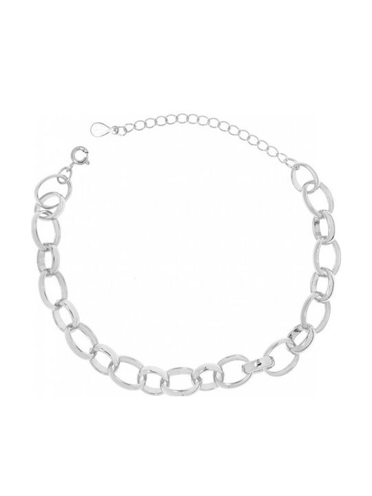 Jools Silver Chain Hand Wide Thickness 8mm