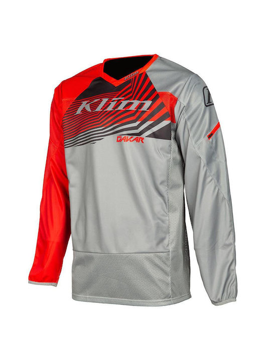 Klim MX Dakar Jersey Dimension Pentru bărbați Tricou Motocross Mânecă lungă Redrock