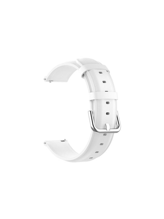 Techsuit Watchband W007 Strap Silicone White (/ Watch 3, Huawei Watch GT / GT 2 / GT 2e / GT 2 Pro / GT 3 (46 mm)) KF239520