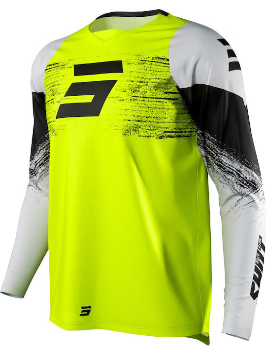 Shot Mx Raw Burst Männer Motocross-Shirt Gelb Farbe