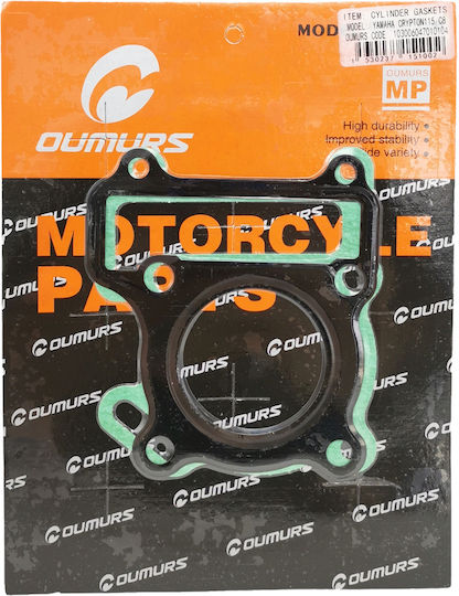 Φλάντζα Sockel des Zylinders Μοτοσυκλέτας Zylinder- und Kopfdichtungssatz 2 Stück 51mm Std Yamaha Crypton R 115 1530237151