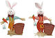 Bunny's 73-727 93747 Easter Rabbit Straw 30x9x9cm Various Colours