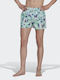 Adidas Men's Swimwear Shorts Green Floral