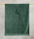 Nima Tropicana Beach Towel Cotton Green with Fringes 160x90cm.