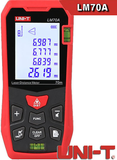 Uni-T Laser Distance Meter LM70A with Range up to 70m