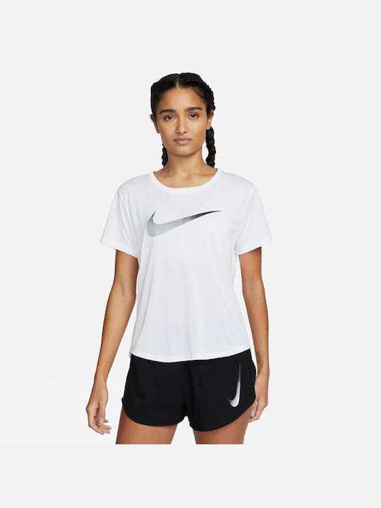 Nike Feminin Sport Tricou Dri-Fit Alb