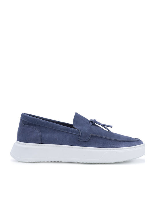 Mocic Ανδρικά Loafers σε Μπλε Χρώμα