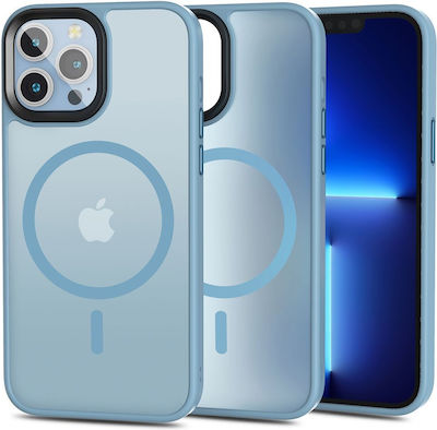 Tech-Protect Magmat MagSafe Umschlag Rückseite Kunststoff / Silikon Sierra Blue (iPhone 13 Pro)