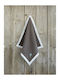 Nima Tarragon Handtuch aus 100% Baumwolle in Braun Farbe 40x40cm