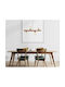 Globo Lighting Kira Pendant Light Brown Rail for 4 Bulbs E27 80x17x150cm