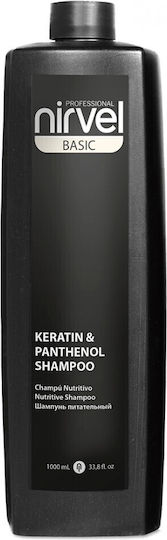 Nirvel Keratin & Panthenol Sampon de par Păr Uscat 1000ml