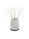 Marva General Use Ceramic Vase Grey 11.3x12.8cm 1 Pieces