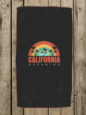 Kocoon California Towel Body Microfiber Black 150x70cm.