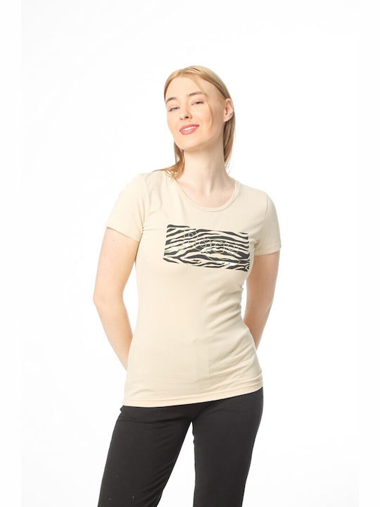 Paco & Co Damen T-shirt Beige