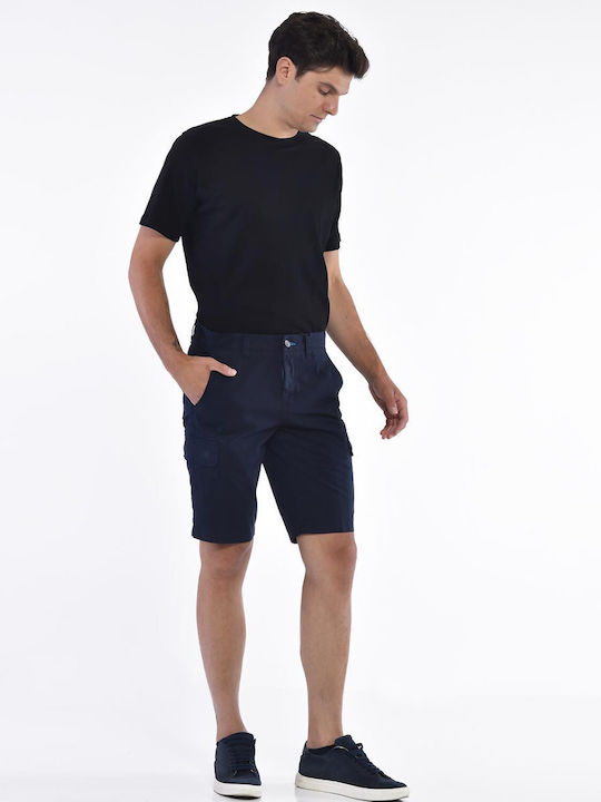 Cargo shorts modern fit Don Hering Blue