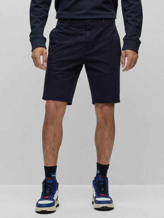 Hugo David222sd Ανδρική Βερμούδα Chino Dark Blue