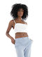 Only Women's Summer Crop Top with Straps White