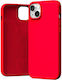 Mercury Back Cover Σιλικόνης Κόκκινο (iPhone 14 Plus)