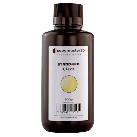 Copymaster3D Standard UV Universal Resin for 3D Printer Transparent 0.5kg 500ml (CM-RESIN-B405-0500-CL)