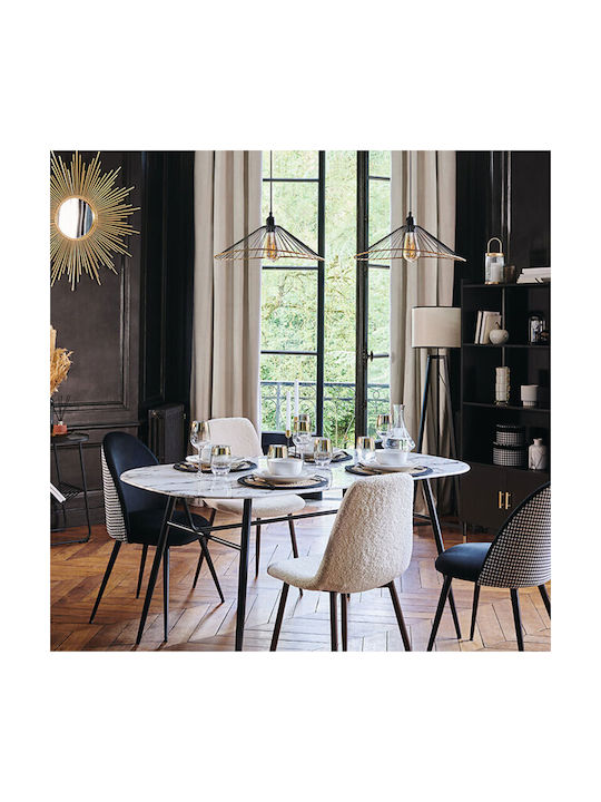 Pakketo Pendant Light Black with Socket E27 45x42cm