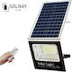 KAL Electronics Waterproof Solar LED Floodlight 40W Cold White 6500K with Remote Control IP65
