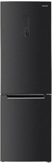 Eskimo Kühl-Gefrierkombination 347Es NoFrost H195xB60xT68.5cm. Inox ES RBF334E194DIN
