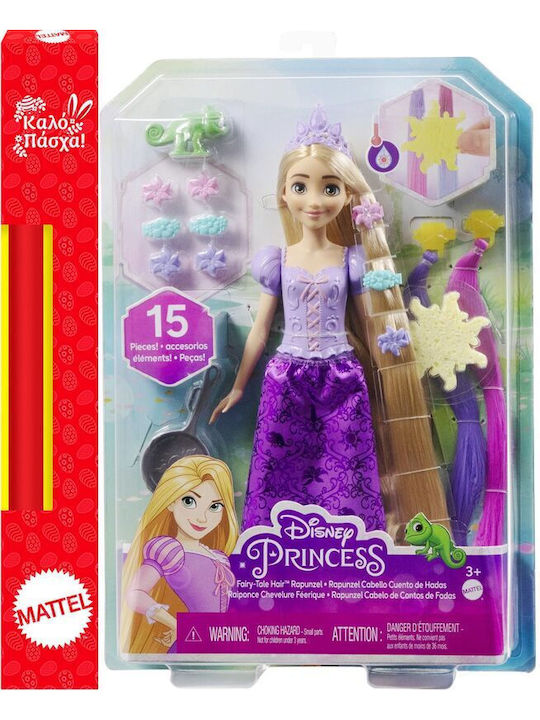 Osterkerzen mit Spielzeug Disney-Prinzessin Rapunzel Traumhafte Haare für 3-Jährige Mattel