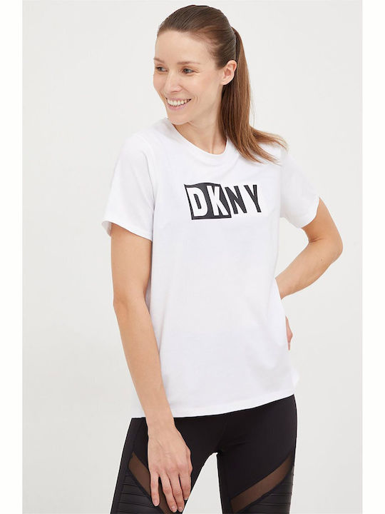 DKNY DP2T5894 Damen T-Shirt Weiß DP2T5894-0091