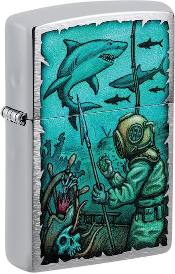 Zippo Ангажимент Пламък Ветроустойчив Underwater Design