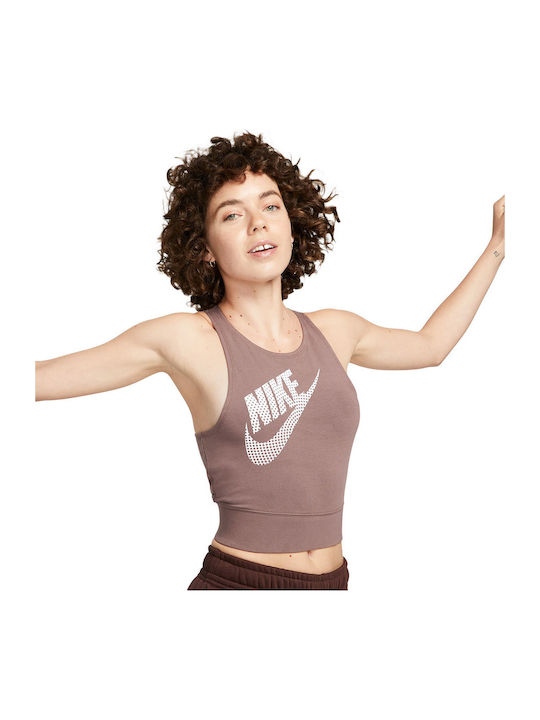 Nike Спортна Облекло Дамски Култури Топ Памучен...