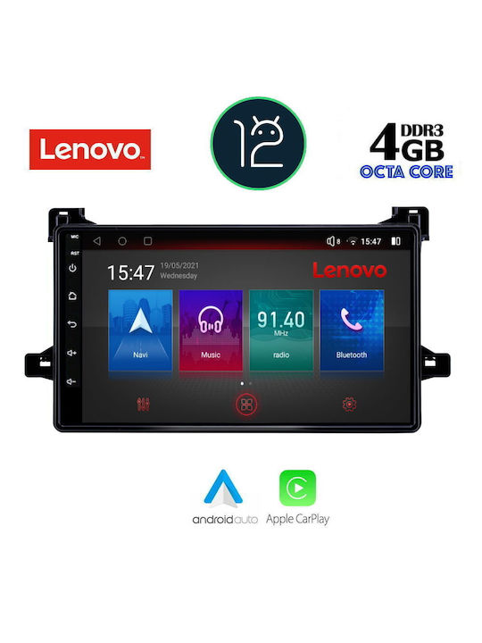 Lenovo Sistem Audio Auto pentru Toyota Prius 2016-2020 (Bluetooth/USB/AUX/WiFi/GPS/Partitură) cu Ecran Tactil 9"