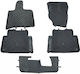 Carner Set of Front and Rear Mats 5pcs Tray Type for Audi Q7 Gray