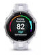 Garmin Forerunner 965 Титаний Водоустойчив Смарт часовник с Пулсомер (Whitestone/Powder Grey)