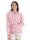 New Balance Women's Hooded Cardigan Pink