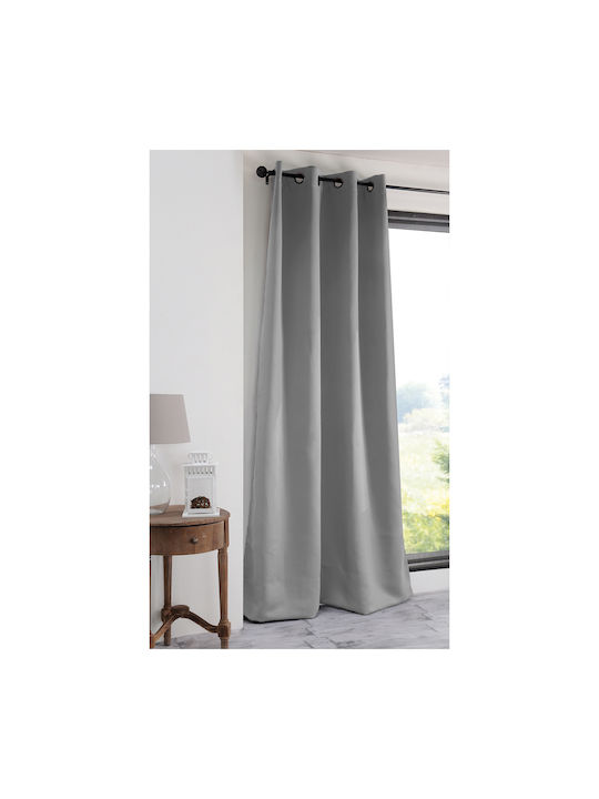 Пердета И Завеси С Копчета S-F Notte Сив 135x250см