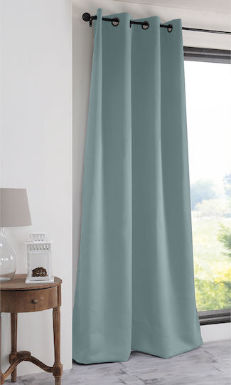 Vorhang mit Grommets S-F Notte Jade 135x250cm
