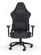 Corsair TC100 Relaxed Fabric Gaming Chair with Adjustable Arms Black/Grey