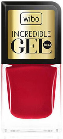 Wibo Ingredible Gel Glossy Nagellack Lang anhaltende Rot 03 8.5ml