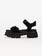 Ugg Australia Damen Flache Sandalen in Schwarz Farbe