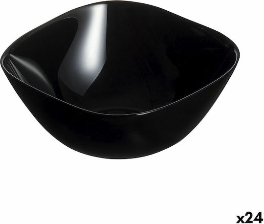 Luminarc Bol de Servire Rotund Sticlă Negru cu Diametru 14buc 24buc