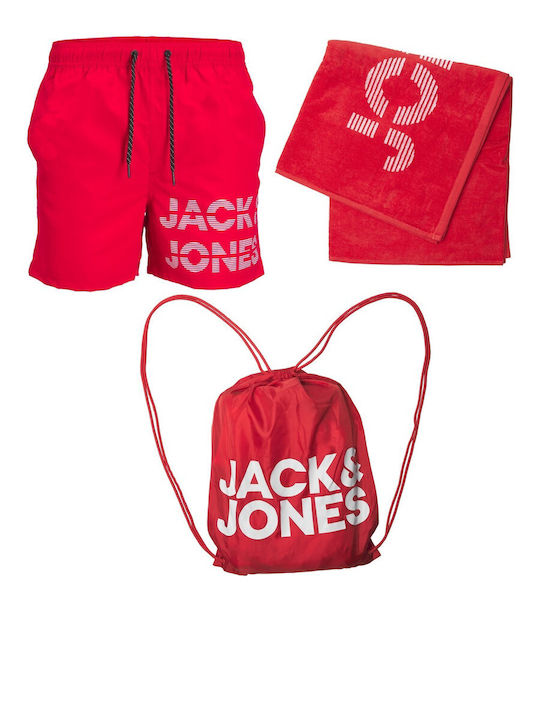 Jack & Jones Kinder Badeanzug Bademoden-Set Rot