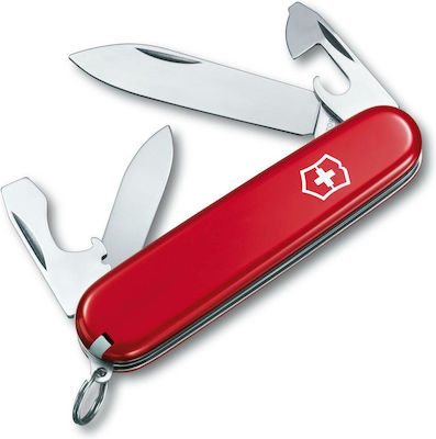 Victorinox Recruit Blister Schweizer Taschenmesser Gesamtlänge 84Stück mit Klinge aus Rostfreier Stahl