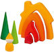 Wooden Construction Toy Dwarf House for 2+ years